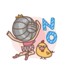 Ballet man and Pig Chick（個別スタンプ：11）
