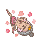 Ballet man and Pig Chick（個別スタンプ：18）