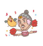 Ballet man and Pig Chick（個別スタンプ：19）