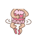 Ballet man and Pig Chick（個別スタンプ：28）