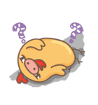 Ballet man and Pig Chick（個別スタンプ：33）