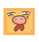 Ballet man and Pig Chick（個別スタンプ：40）