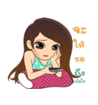Pretty girl lovely（個別スタンプ：7）