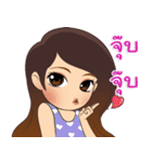 Pretty girl lovely（個別スタンプ：21）