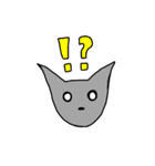 オオカミとフクロウ（個別スタンプ：4）