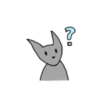 オオカミとフクロウ（個別スタンプ：5）
