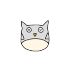 オオカミとフクロウ（個別スタンプ：12）