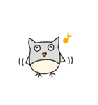 オオカミとフクロウ（個別スタンプ：13）
