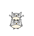 オオカミとフクロウ（個別スタンプ：17）