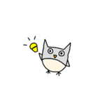 オオカミとフクロウ（個別スタンプ：18）