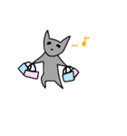 オオカミとフクロウ（個別スタンプ：33）