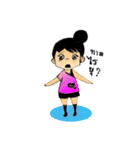 Girl Kiri Dango（個別スタンプ：2）