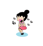 Girl Kiri Dango（個別スタンプ：25）