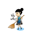 Girl Kiri Dango（個別スタンプ：32）