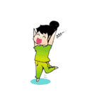 Girl Kiri Dango（個別スタンプ：38）