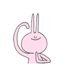うさぎと楽しい仲間たち（個別スタンプ：1）