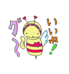 みつばち ハッチっちゃ（個別スタンプ：28）