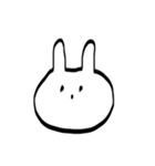 うさぎのようでうさぎじゃない何か（個別スタンプ：4）