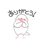 白文鳥ぴのといっしょ2（個別スタンプ：3）