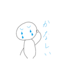 雑な棒人間くん（個別スタンプ：3）
