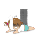 Mona little naughty fun（個別スタンプ：9）