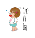 Mona little naughty fun（個別スタンプ：30）