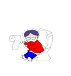ふざけた大人 たましいナスオさん（個別スタンプ：4）