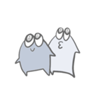 モノクロくんたちの日常（個別スタンプ：2）