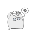 モノクロくんたちの日常（個別スタンプ：6）
