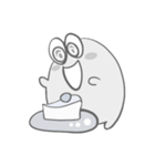モノクロくんたちの日常（個別スタンプ：16）