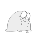 モノクロくんたちの日常（個別スタンプ：17）