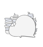 モノクロくんたちの日常（個別スタンプ：18）