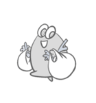 モノクロくんたちの日常（個別スタンプ：29）