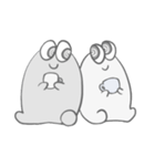 モノクロくんたちの日常（個別スタンプ：33）