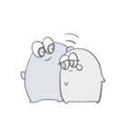 モノクロくんたちの日常（個別スタンプ：40）
