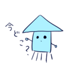 イカとクラゲのスタンプ（個別スタンプ：15）