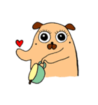 MIMI pug（個別スタンプ：34）