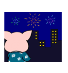 手持ち ブタさん（個別スタンプ：35）
