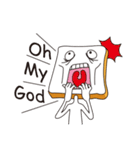 Toaster Man's daily life-- he is tough.（個別スタンプ：8）