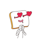 Toaster Man's daily life-- he is tough.（個別スタンプ：11）
