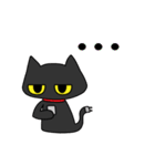 Just Black cat -Like to play mobile game（個別スタンプ：5）