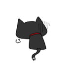 Just Black cat -Like to play mobile game（個別スタンプ：10）