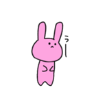シュールなうさぎさんと無表情なくまさん（個別スタンプ：7）
