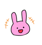 シュールなうさぎさんと無表情なくまさん（個別スタンプ：25）