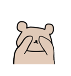 シュールなうさぎさんと無表情なくまさん（個別スタンプ：32）