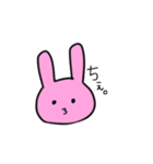 シュールなうさぎさんと無表情なくまさん（個別スタンプ：37）