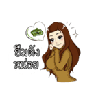 Nong Chabu is a cute office girl（個別スタンプ：26）