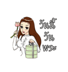 Nong Chabu is a cute office girl（個別スタンプ：28）