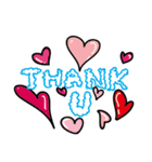 just say thank you（個別スタンプ：7）