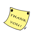 just say thank you（個別スタンプ：9）